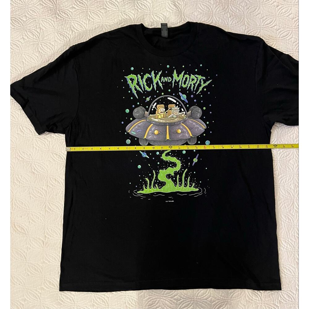Men's Rick And Morty Spaceship Logo TeeSize XL - Picture 3 of 5